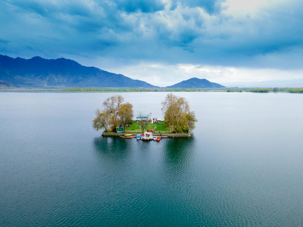 Small Island on Lake